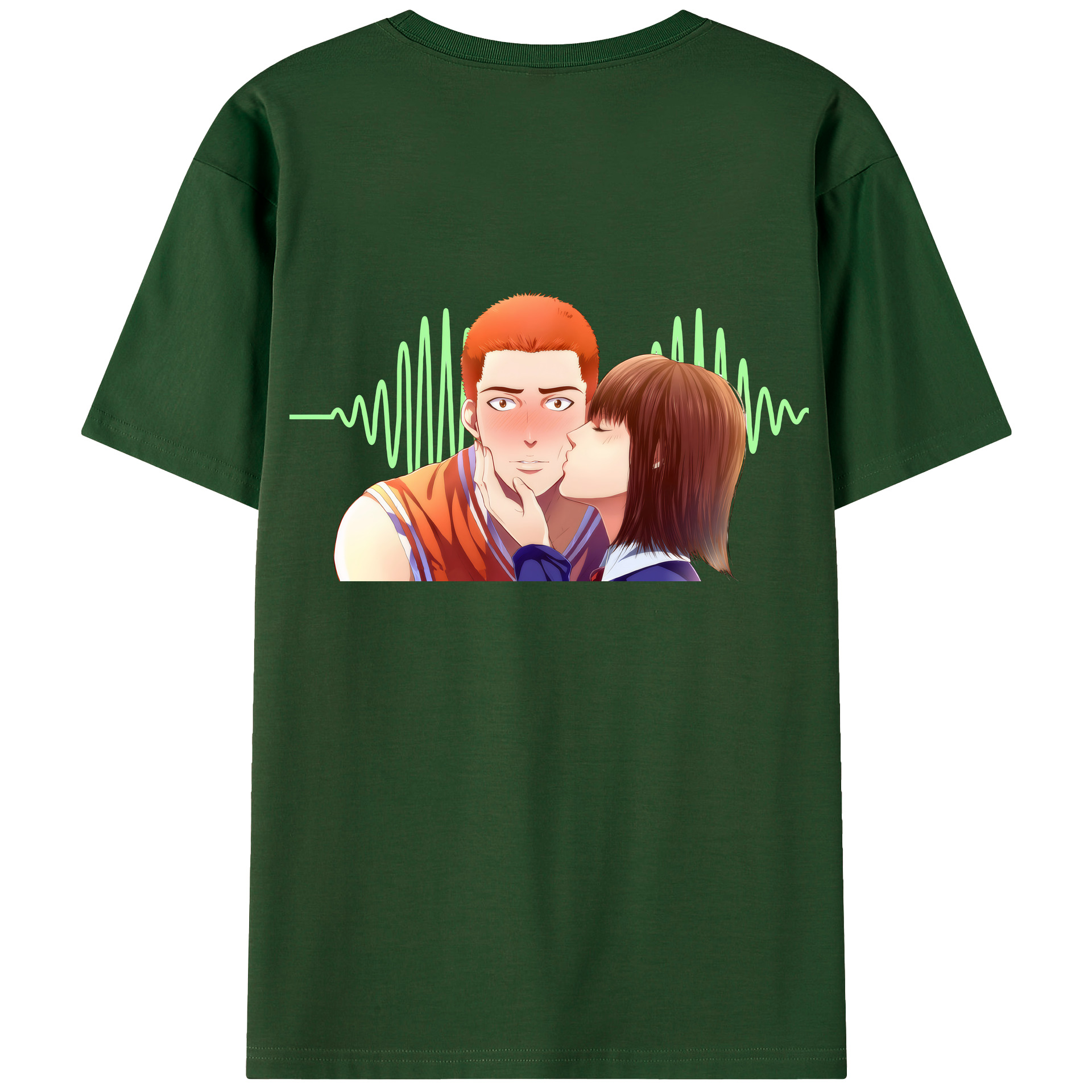 SLAM DUNK／スラムダンク 綿100％半袖Tシャツ（背面プリント）